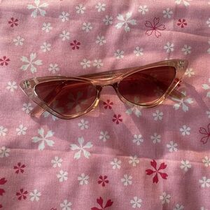 Taupe/Brown Cat Eye Sunglasses